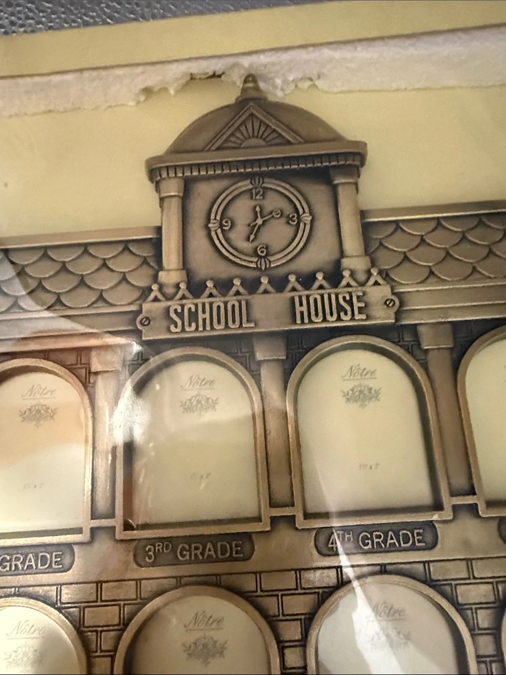 Vintage School House Picture Frame from 1st to 12th Grade